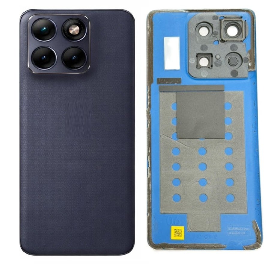 Motorola Edge 70 Fusion Back Panel Battery Cover Replacement – Blue, Purple, Green, Light Green, Black & White Color: BLACK
